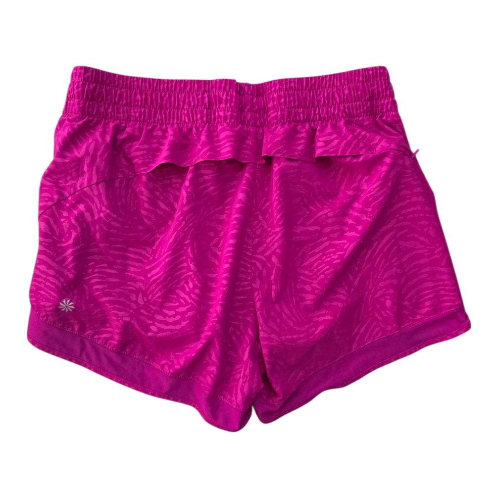 Athleta Racwr Run Vibrant Pink Women's Athletic Shorts Size S - Picture 4 of 6